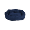 Majestic Pet Suede Dog Bed 40 Inch- Navy- Cozy Dog Beds